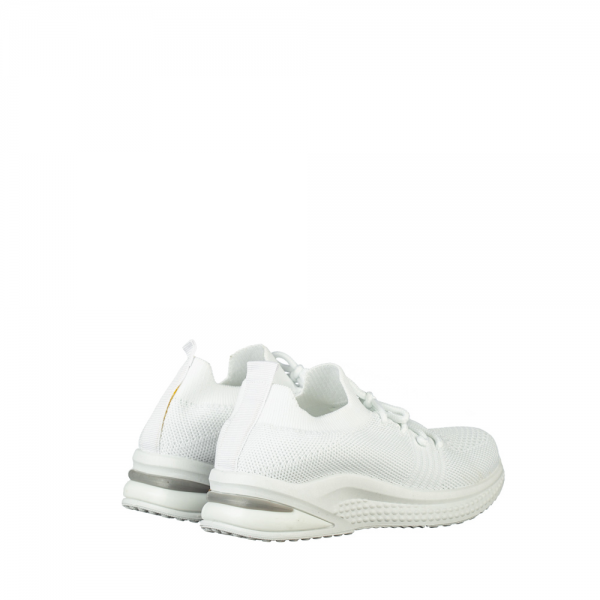 Pantofi sport copii albi din material textil Fantase, 4 - Kalapod.net